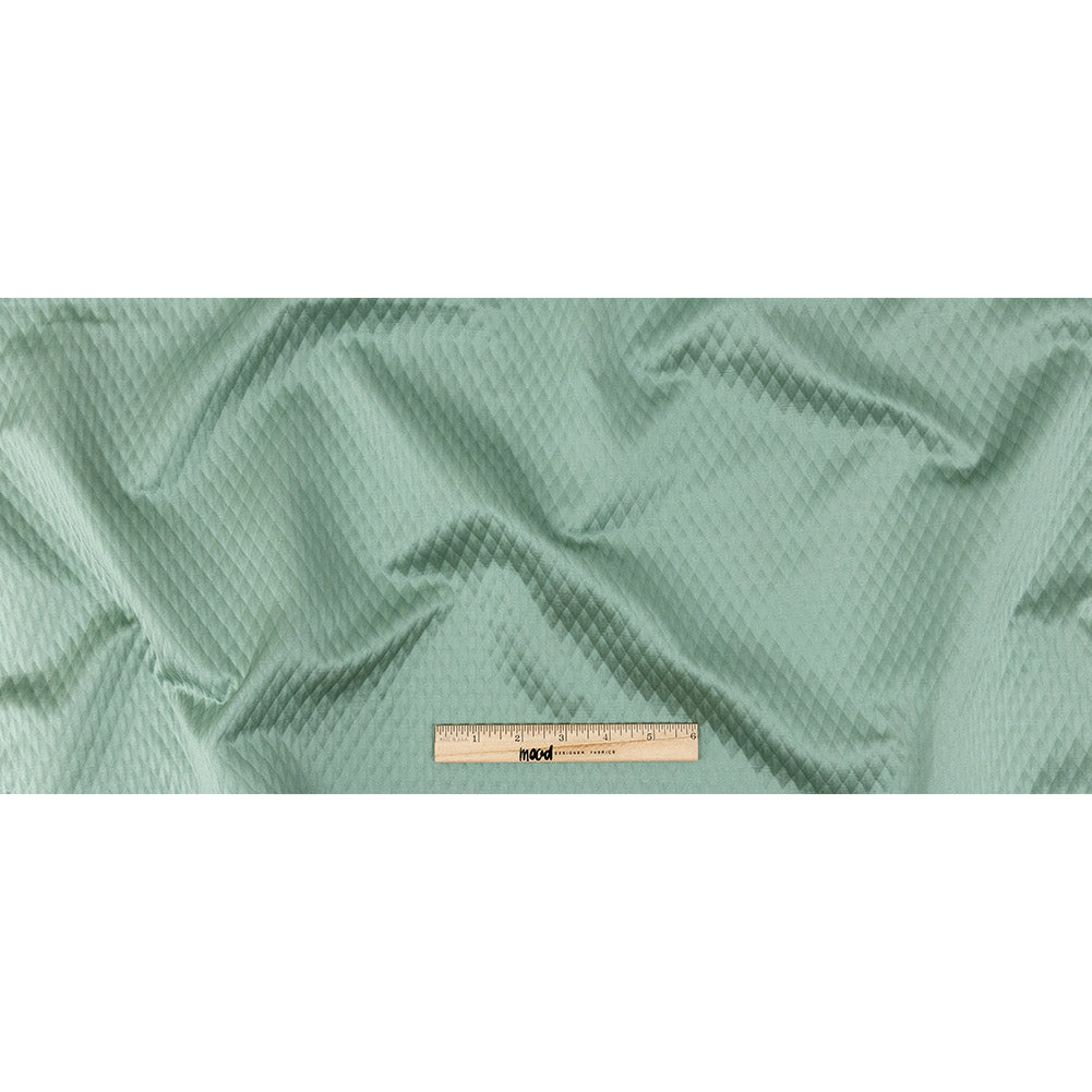 Drapery Jacquard - Sage Diamond Quilted - British Imported - Joann Fabrics
