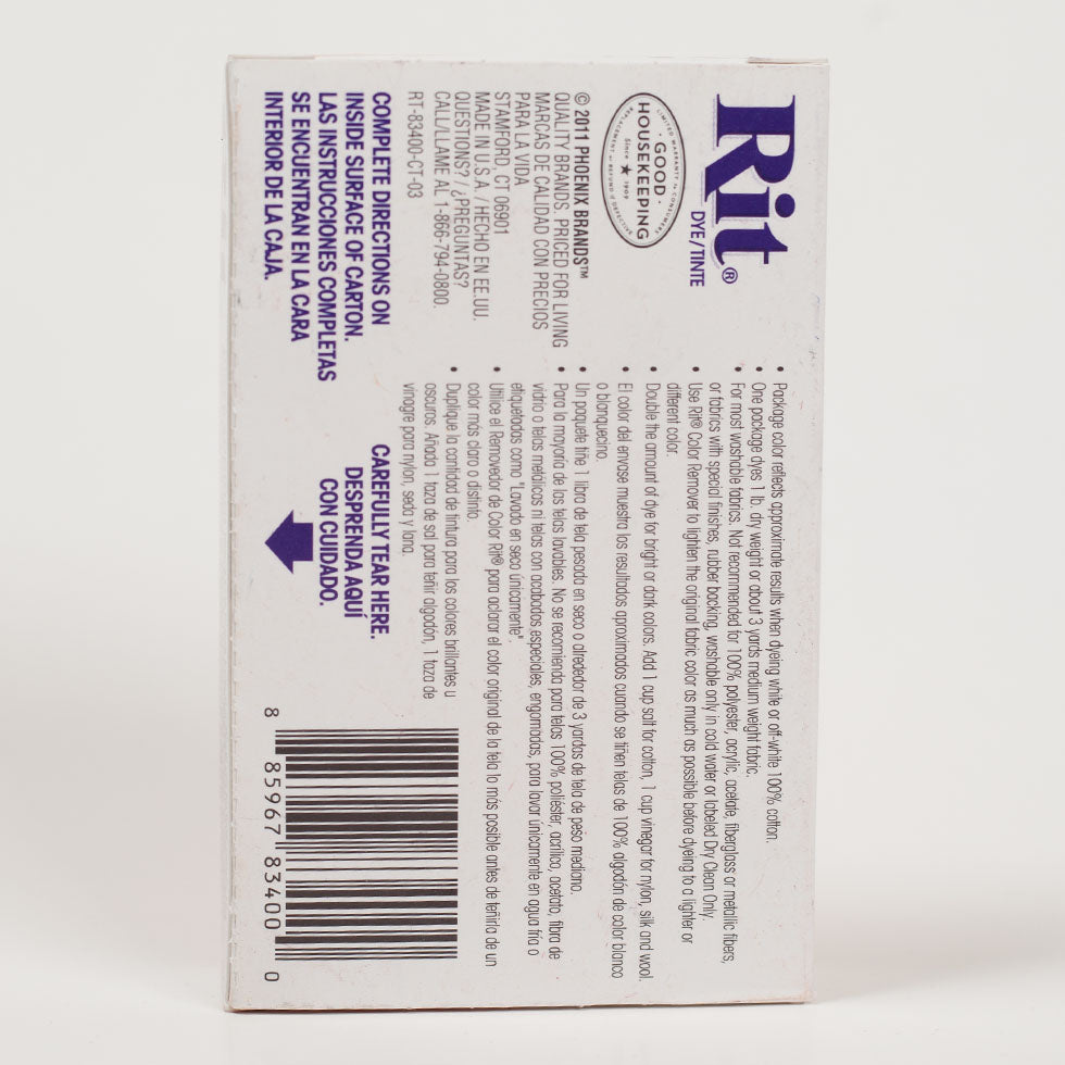 Rit All-Purpose Box Fabric Dye - Teal - 1 1/8oz - Joann Fabrics