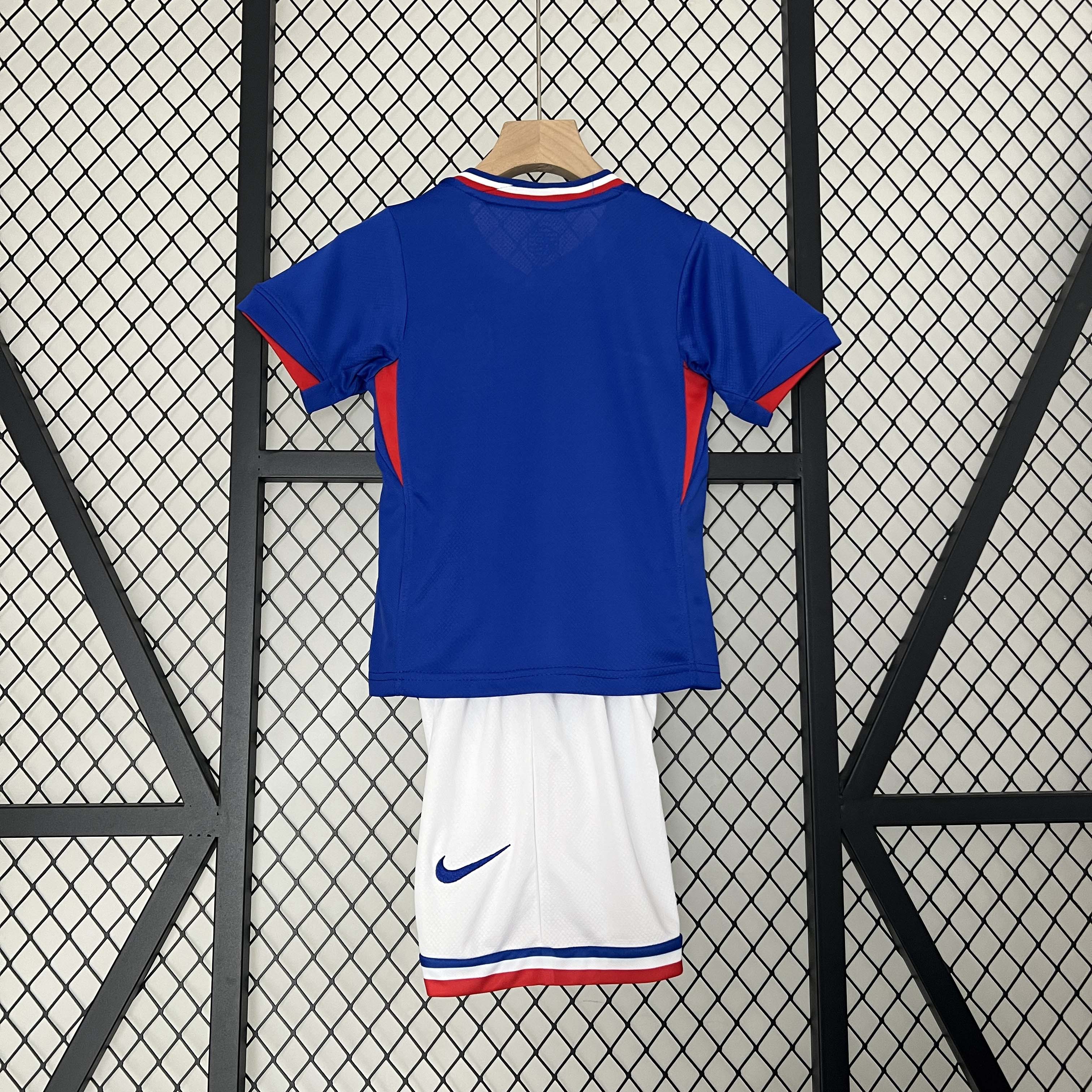 2024-2025 France Home Football Shirt 1:1 Thai Quality Kids Size