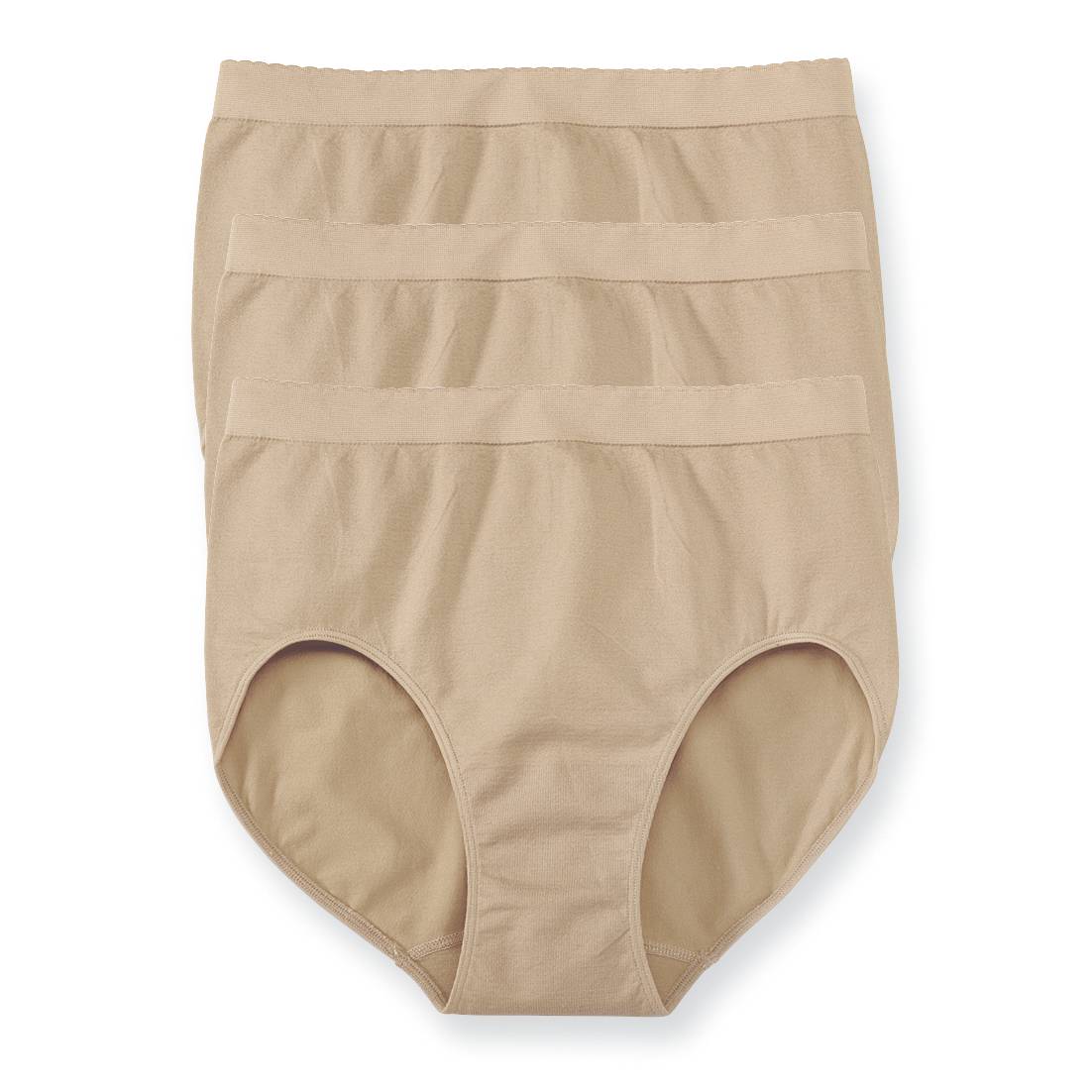 Nude Seamless Underwear Set of 3, Smooth Waistband - Northstyle Catalog