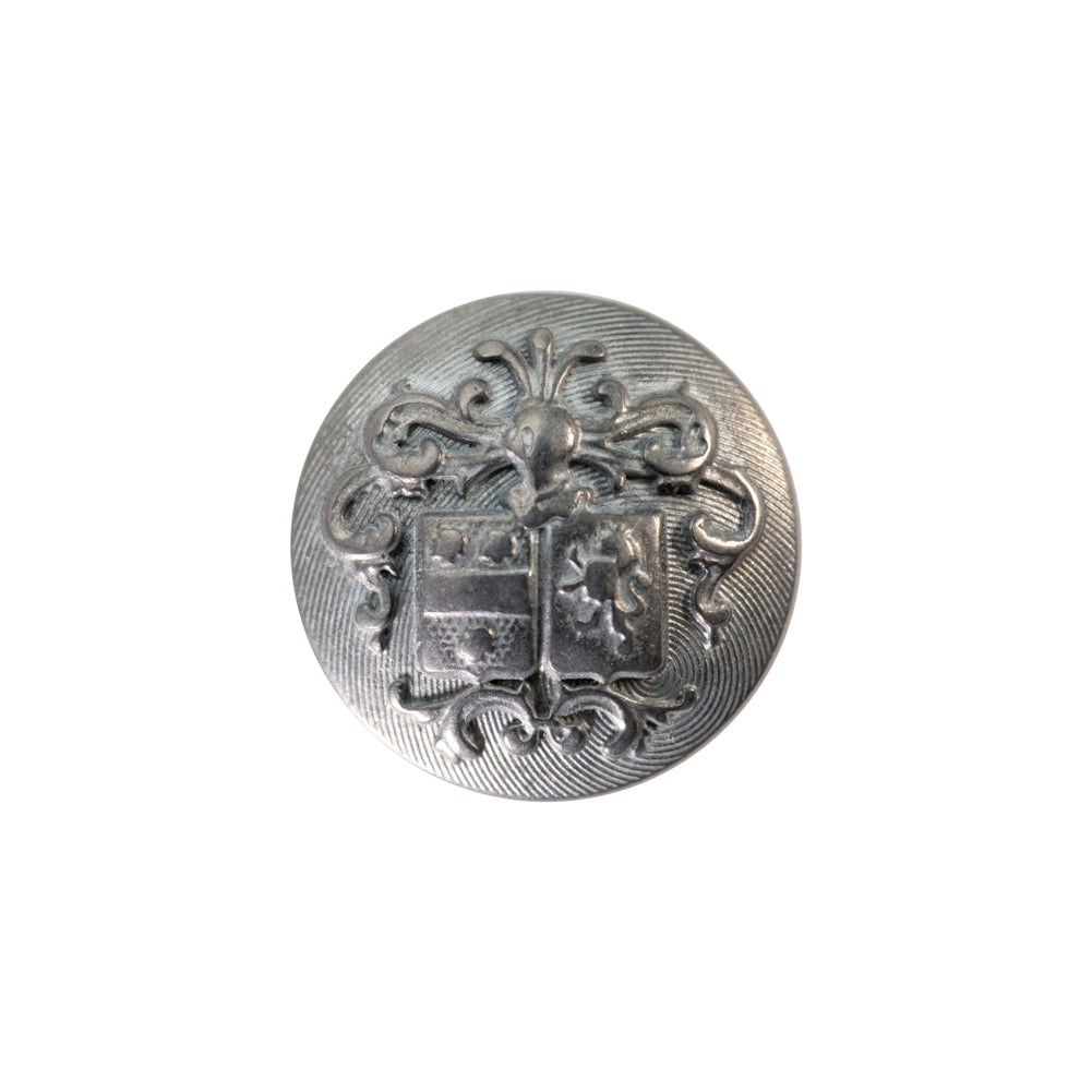 Italian Gray Metal Shank Back Button - 32L/20mm - Joann Fabrics