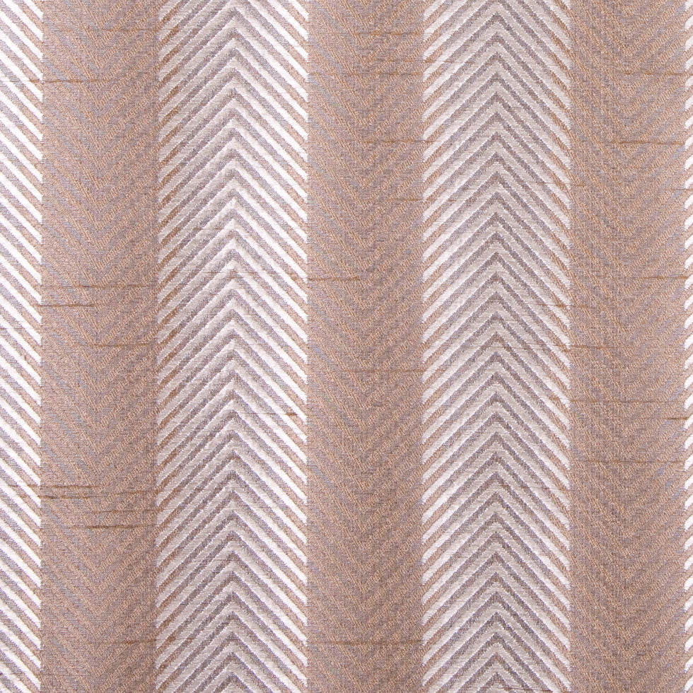 Bronze/Candlelight Glow Silver Stripes Shantung   /Dupioni - Joann Fabrics