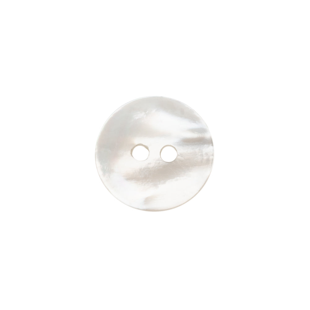 White Iridescent Fisheye 2-Hole Mother of Pearl Button - 24L/15mm - Joann Fabrics