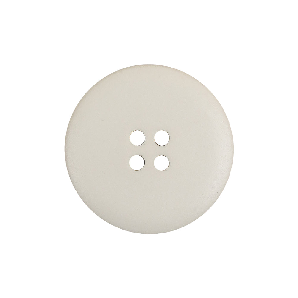 Matte White Asparagus Low Convex 4 Hole Plastic Button with Wide Rim - 38L/24mm - Joann Fabrics