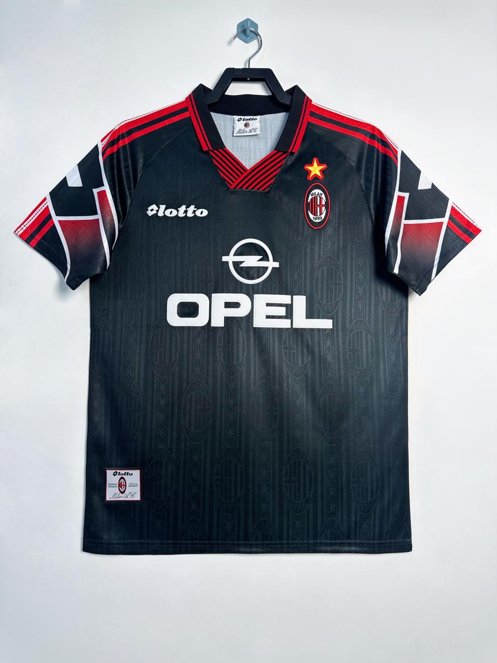 1997/1998 Retro AC Milan Special Edition Black Football Shirt 1:1 Thai Quality