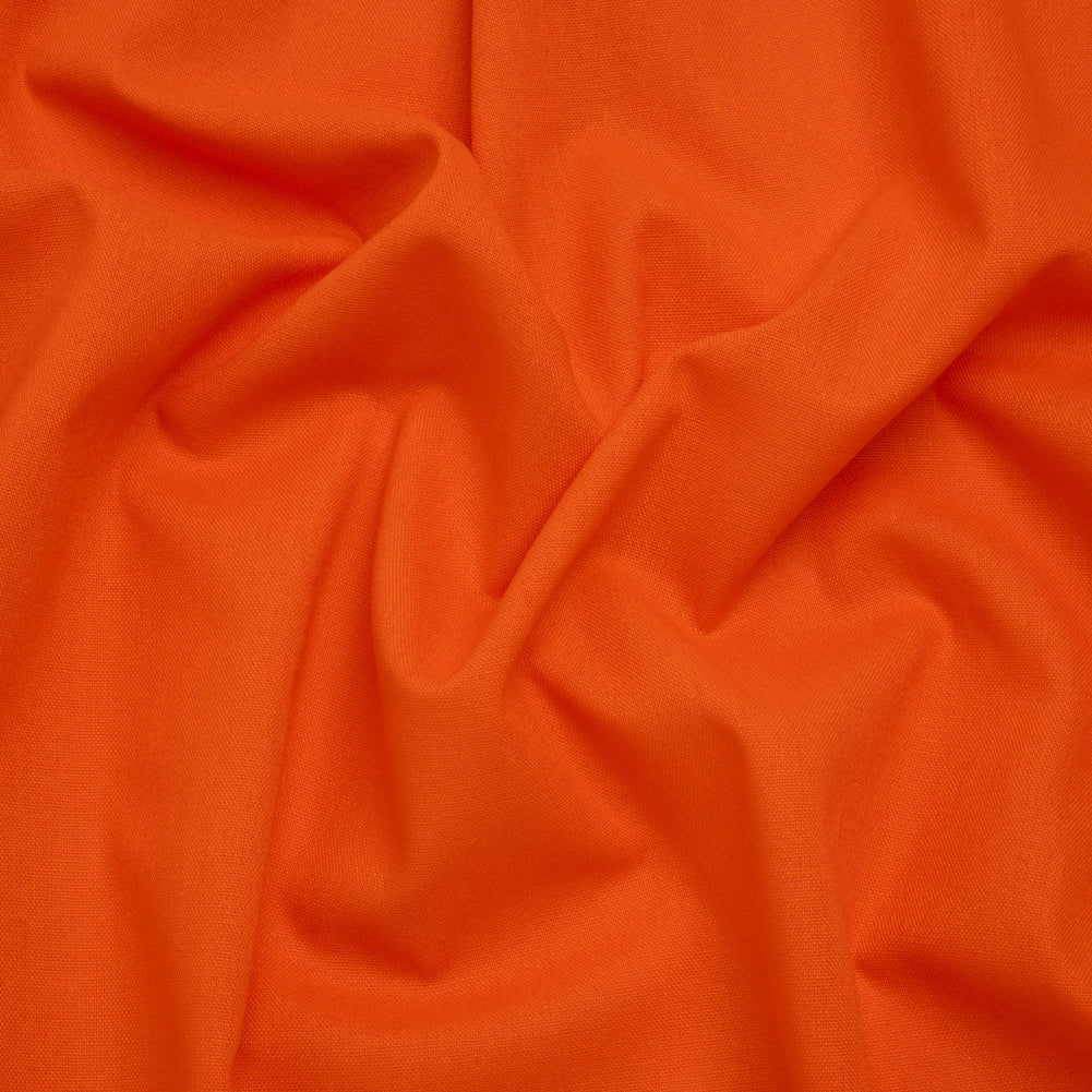 Medium Weight Polyester and Linen Woven - Blaze Orange - Designer Deadstock - Joann Fabrics