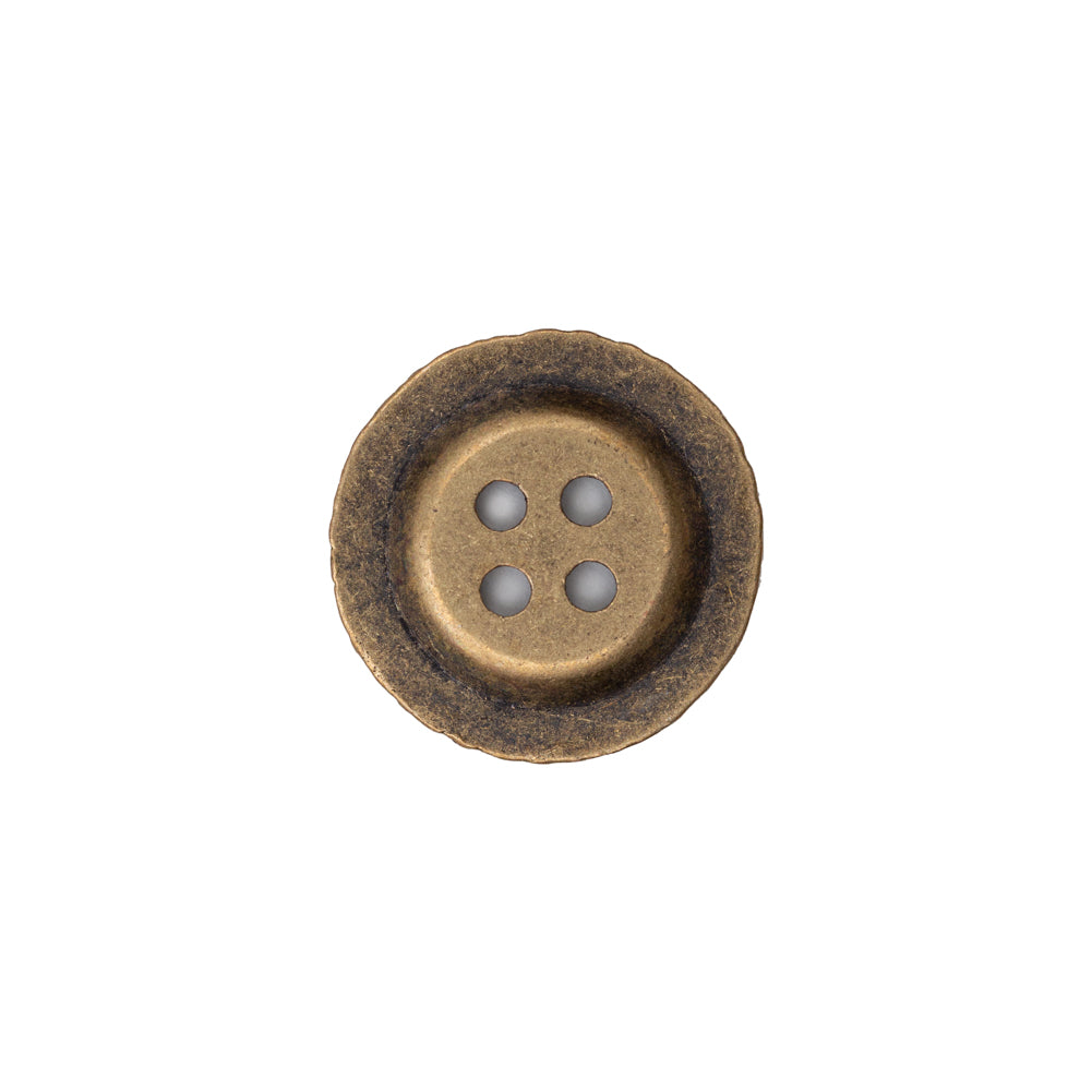 Italian Antique Gold Ornate Metal Zamac Button - 24L/15MM - Joann Fabrics