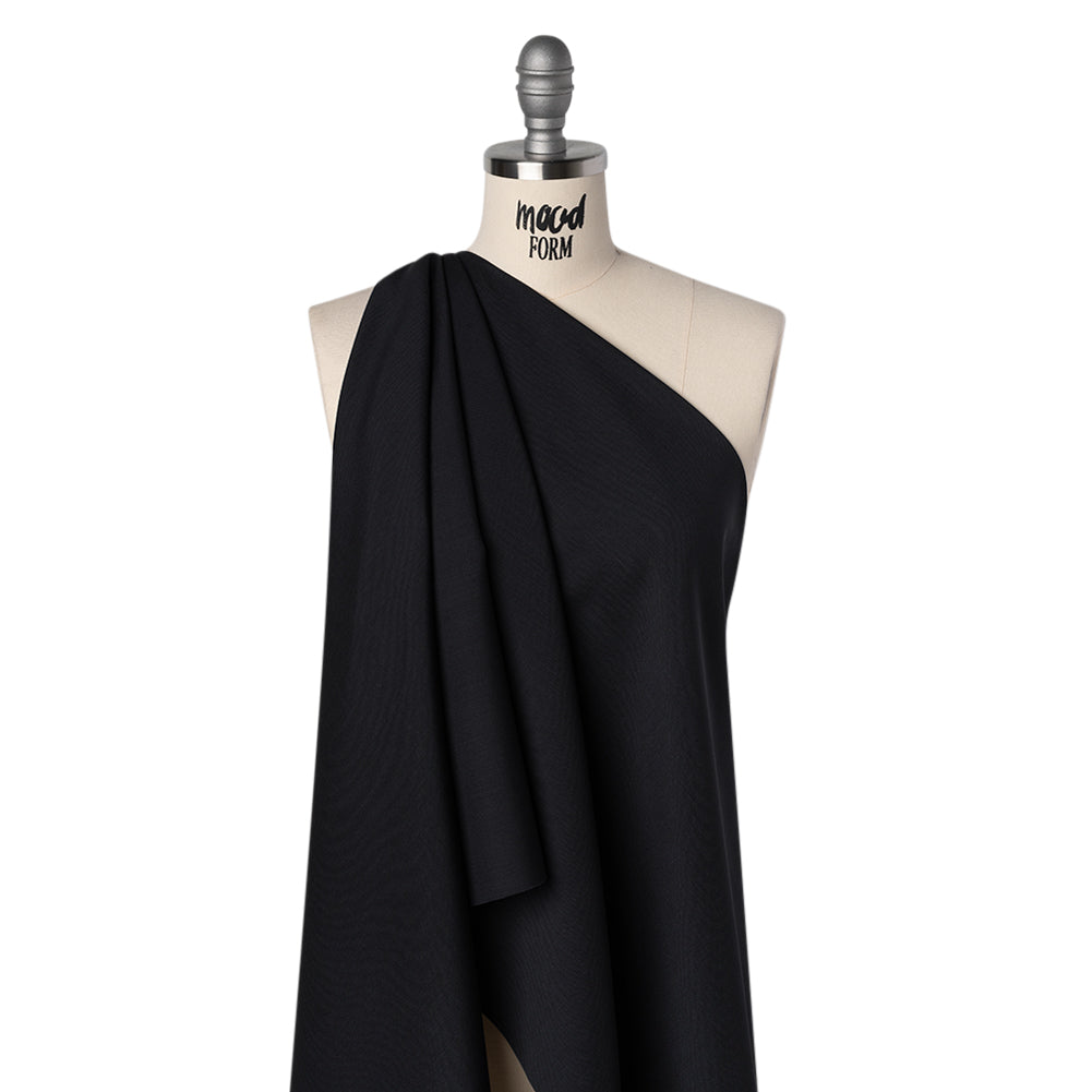 Summer Weight Wool Suiting by Alexander McQueen - Midnight Blue - Designer Deadstock - Joann Fabrics