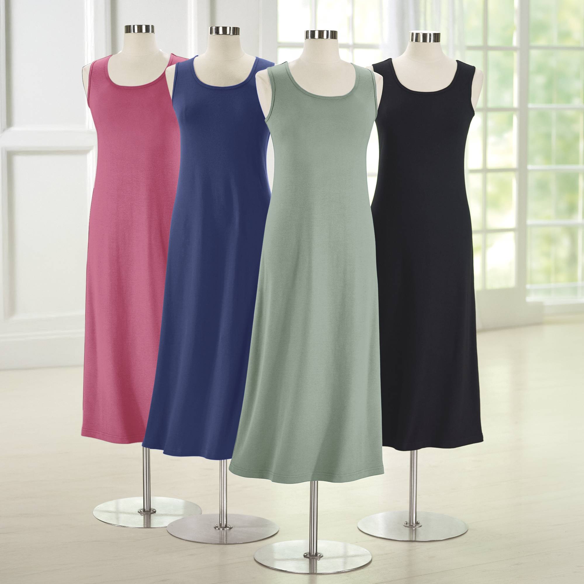 Casual Cotton Tank Dress - Northstyle Catalog