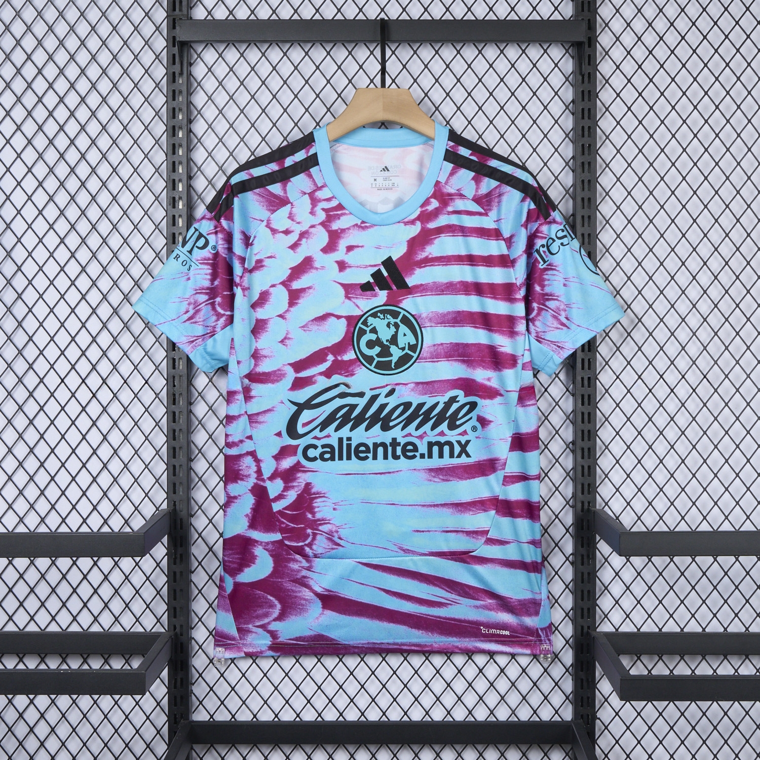 America 26-27 Pink And Blue Goalkeeper Jersey - Fans Version - UnitedFutballJersey