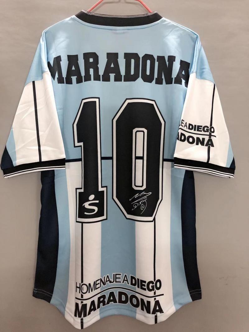 2001 Retro Argentina National Team Maradona Commemorative Jersey 1:1 Thai Quality