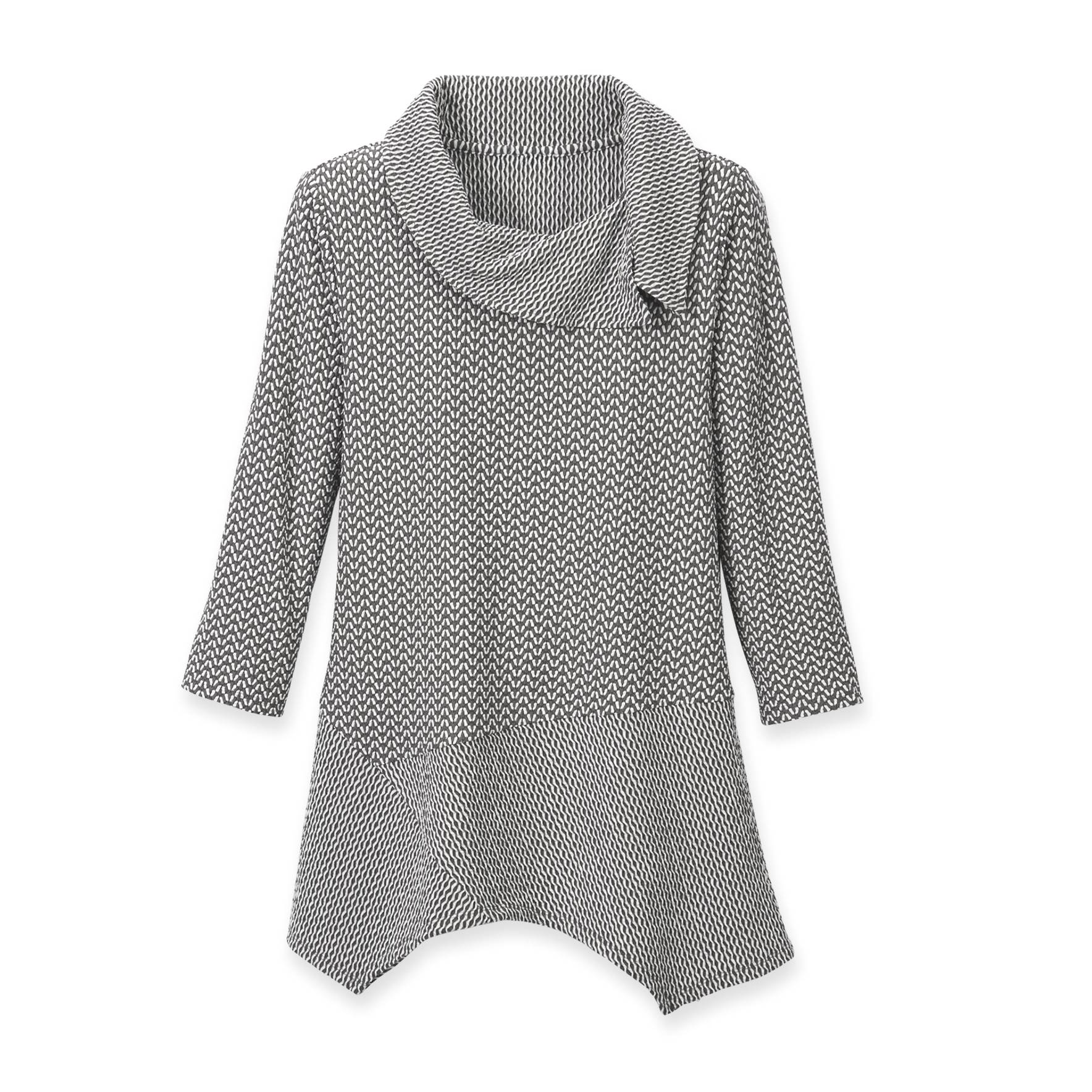 Textured Herringbone Asymmetric Top - Northstyle Catalog