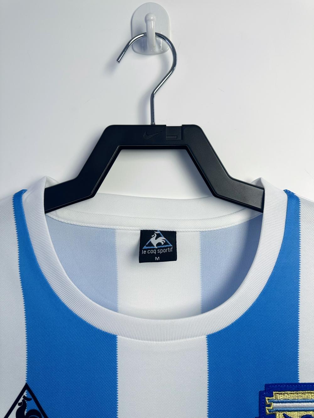 1986 Retro Long Sleeve Argentina National Team Home Jersey 1:1 Thai Quality