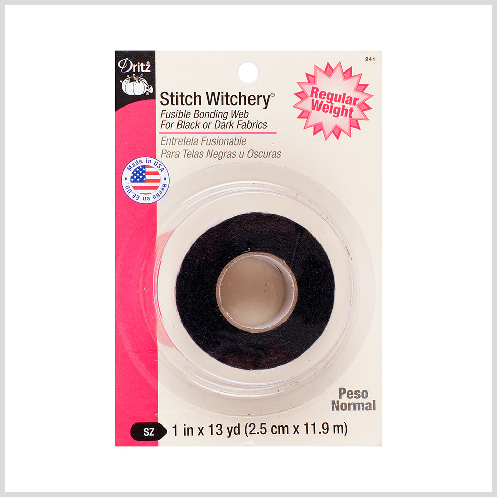 Dritz Black Stitch Witchery - 1 in x 13 yd Spool - Joann Fabrics