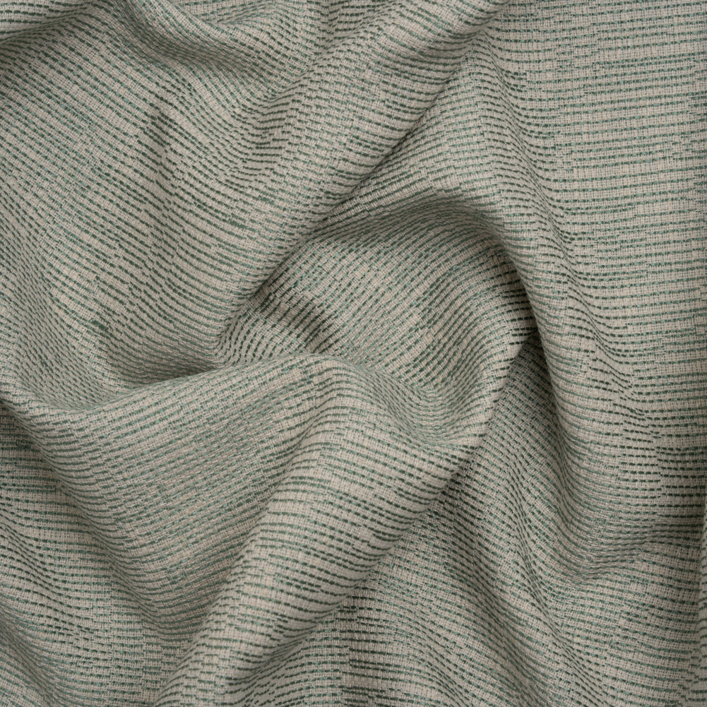Recycled Polyester and Cotton Drapery Woven - Eucalyptus Striations - British Imported - Joann Fabrics