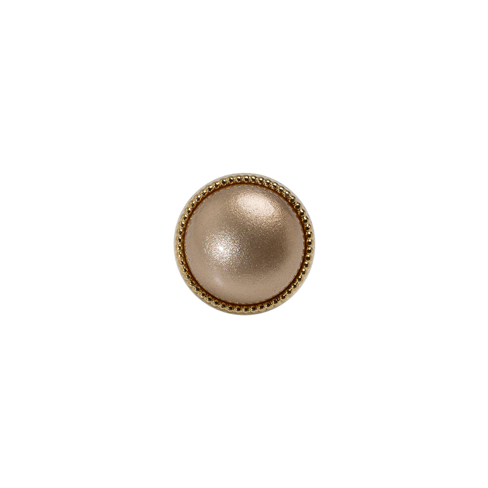 Italian Brown/Gold Shank Back Button - 18L/11.5mm - Joann Fabrics