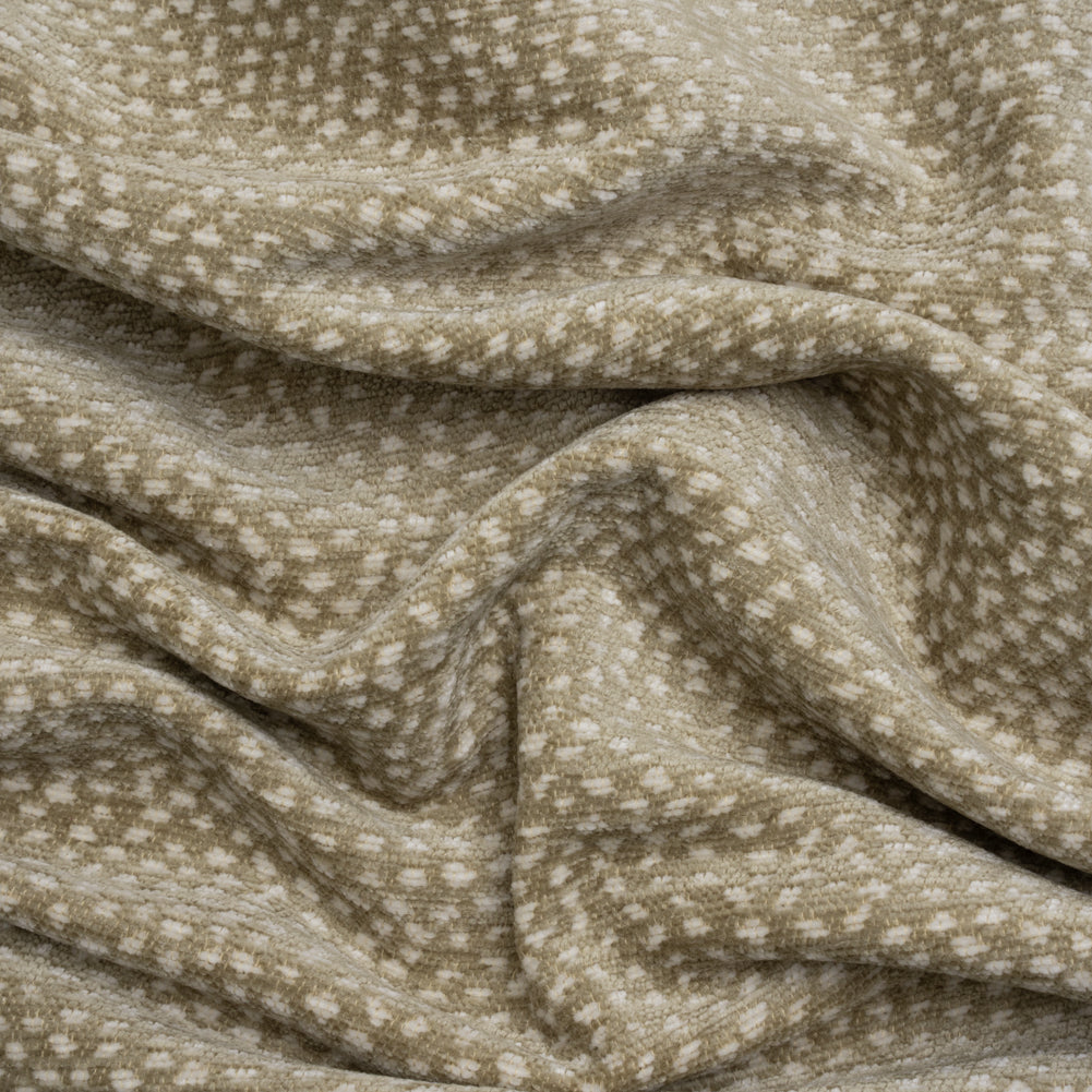 Upholstery Chenille - Beige Spotted - Remus Collection - Joann Fabrics
