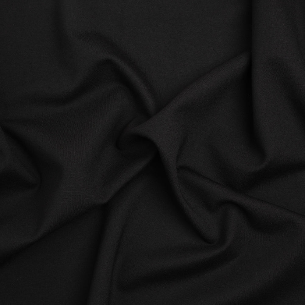 Stretch Rayon Blend Ponte Knit - Black - Deadstock - Joann Fabrics