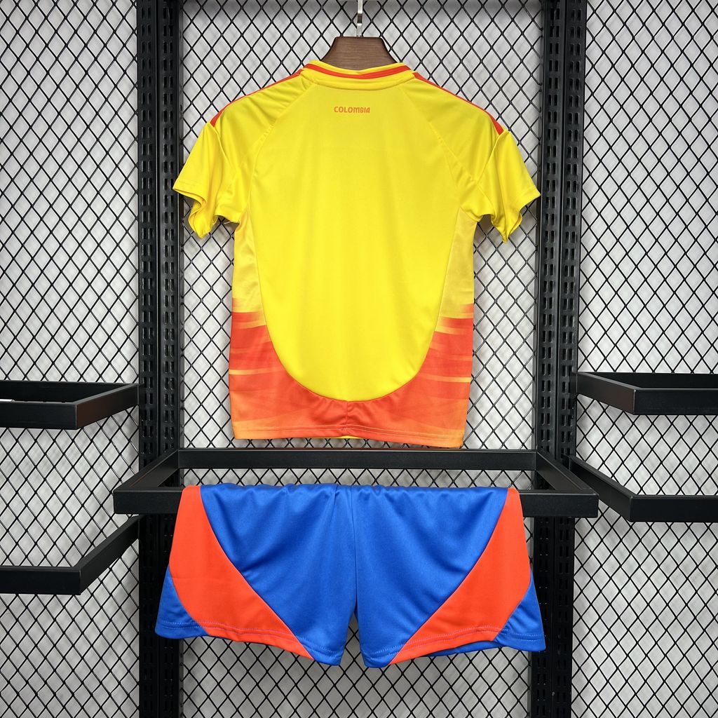 2024-2025 Colombia National Home Football Shirt 1:1 Thai Quality Kids Size