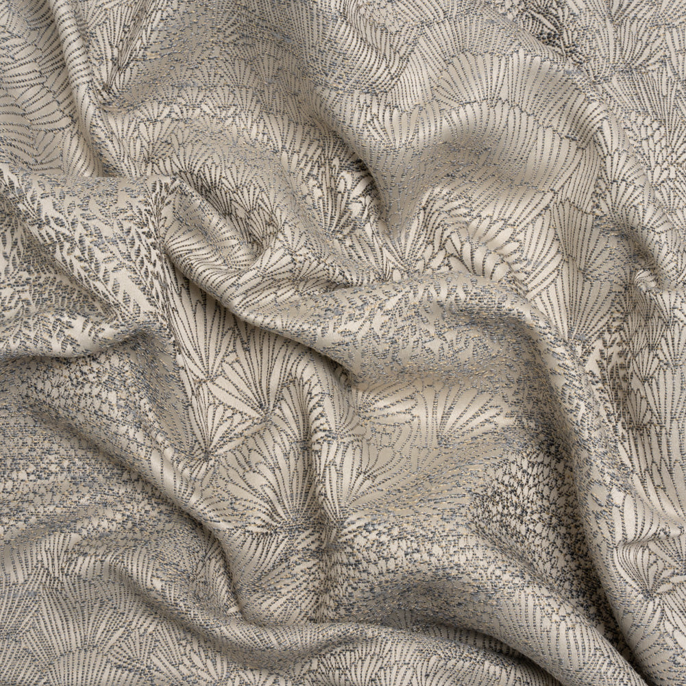 Recycled Polyester Jacquard - Slate Lush Garden - British Imported - Joann Fabrics