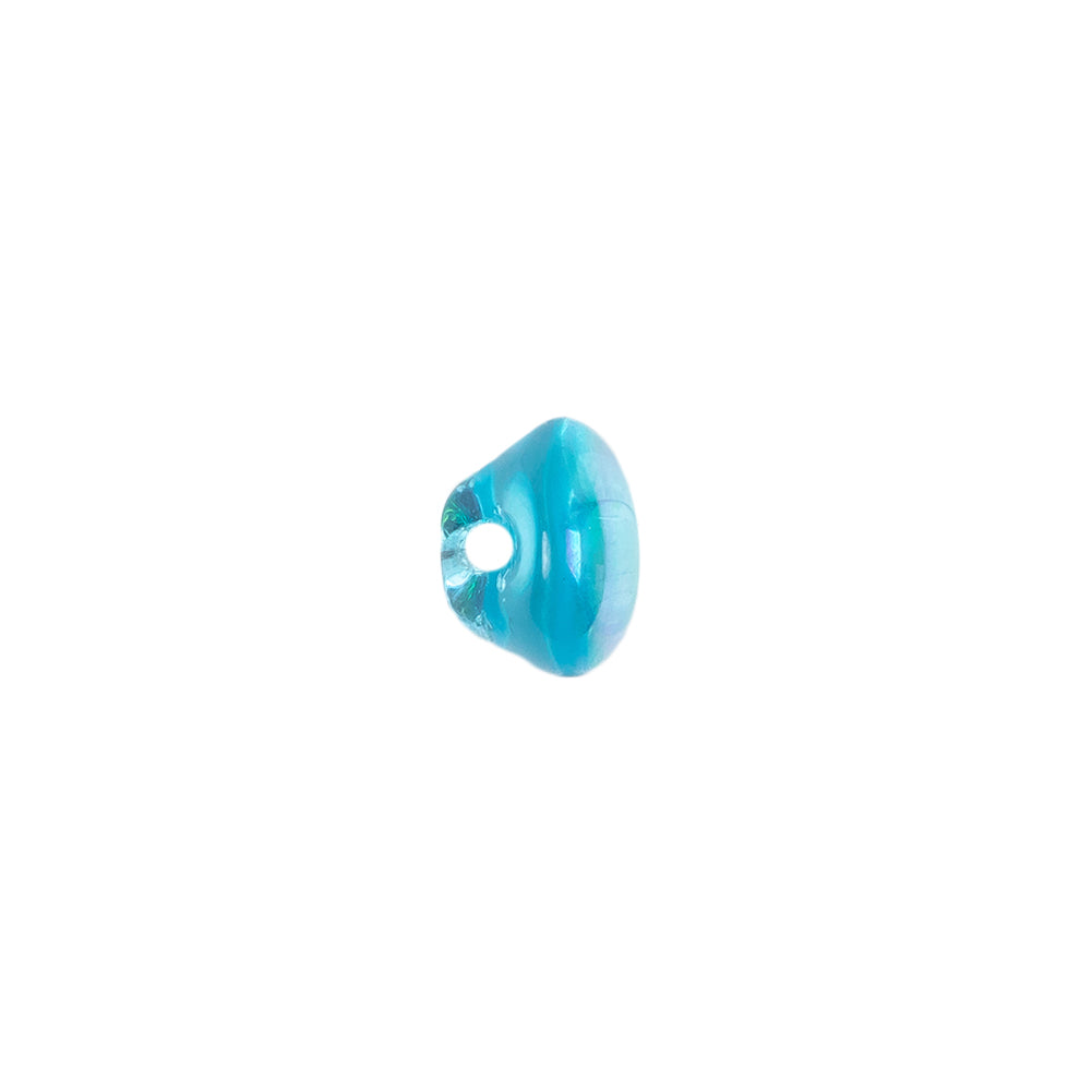 European AB Blue Self Back Glass Button - 16L/10mm - Joann Fabrics