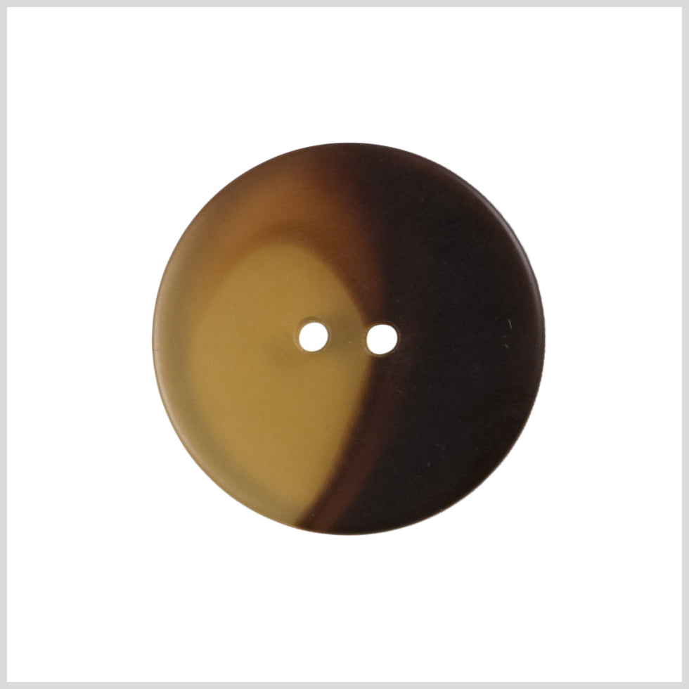 Plastic 2-Hole Button - 36L/23mm - Brown and Beige Swirled - Joann Fabrics