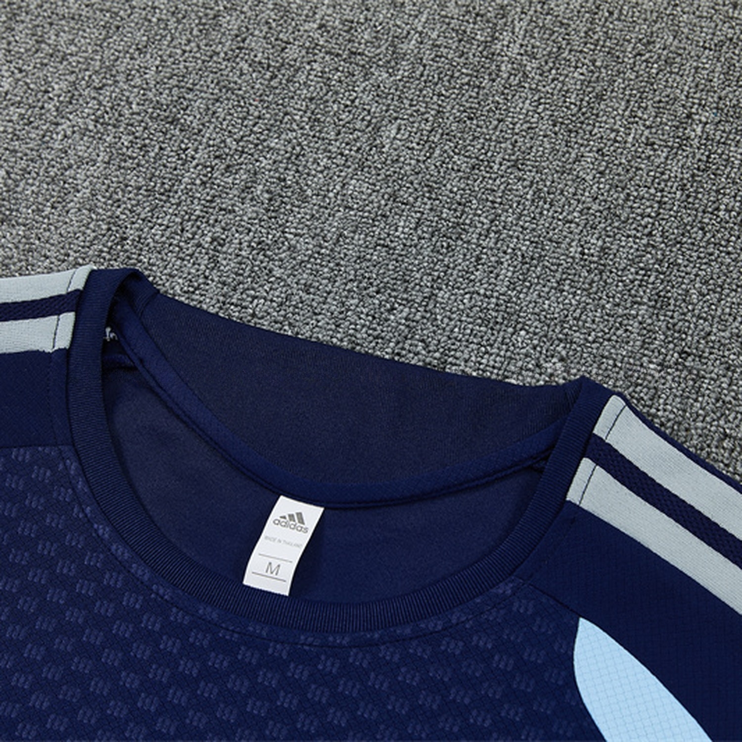 Ajax 26-27 Kids Short-Sleeve Training Set - Deep Blue Top & Deep Blue Shorts - UnitedFutballJersey