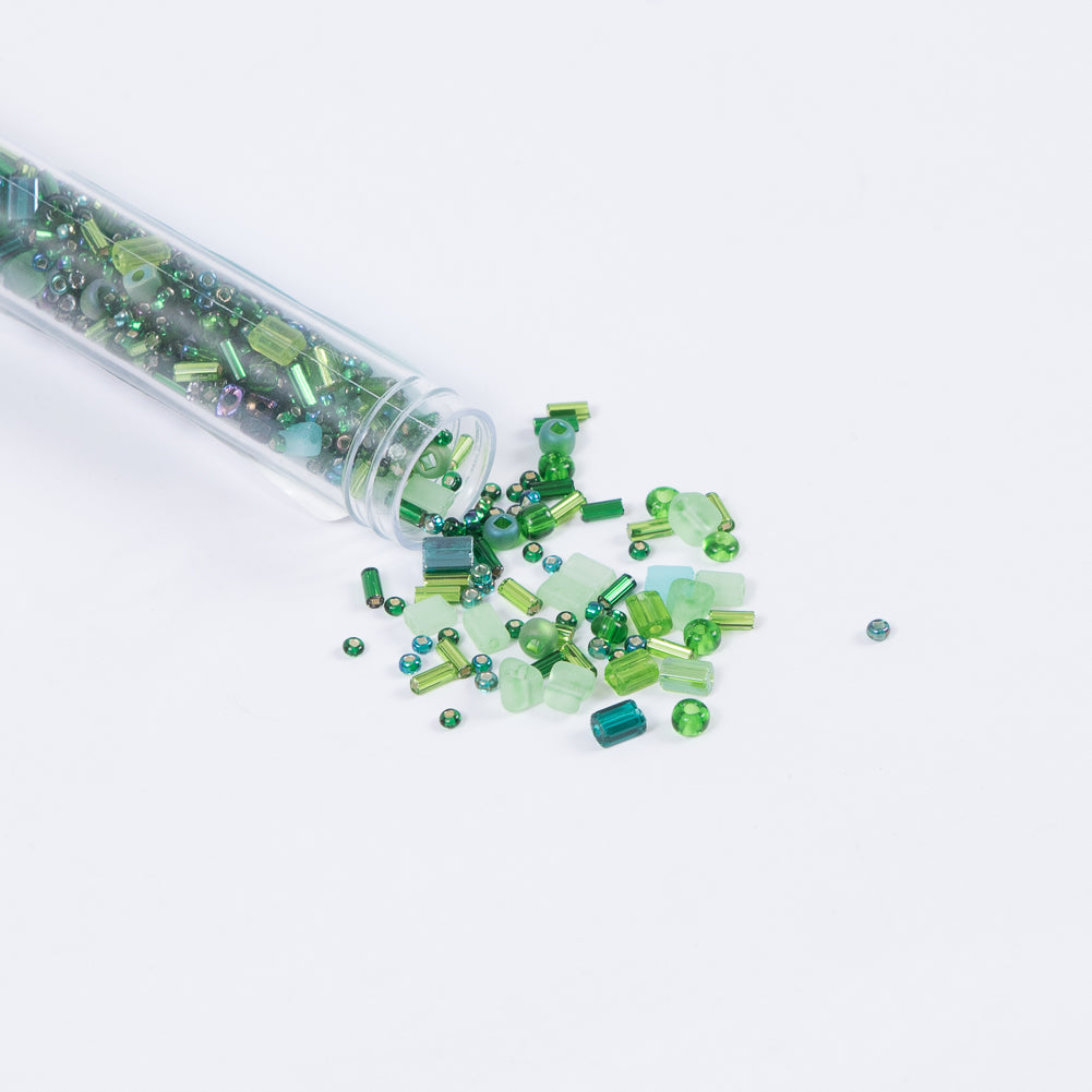 Green Mixed Media Beads - Size 10 - Joann Fabrics