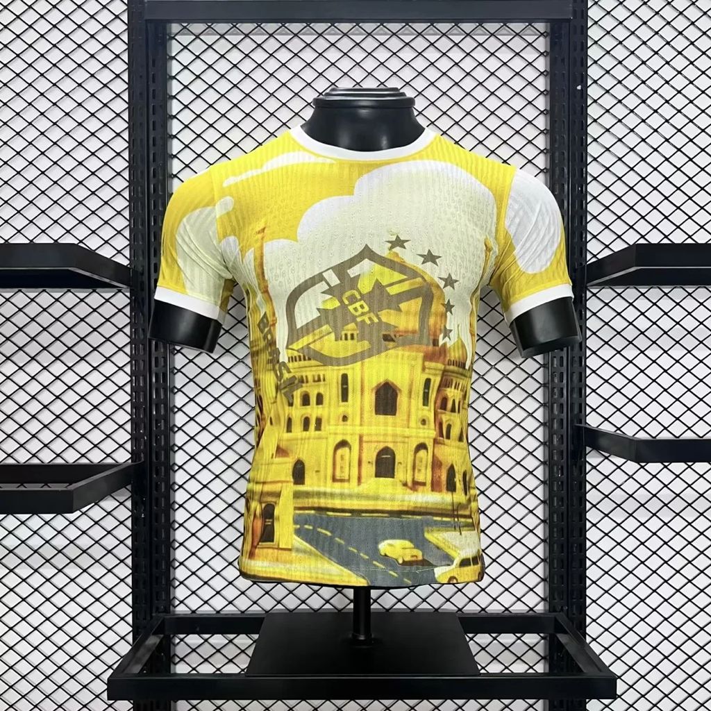 2024-2025 Player Version Brazil Yellow Special Edition Jersey 1:1 Thai Quality