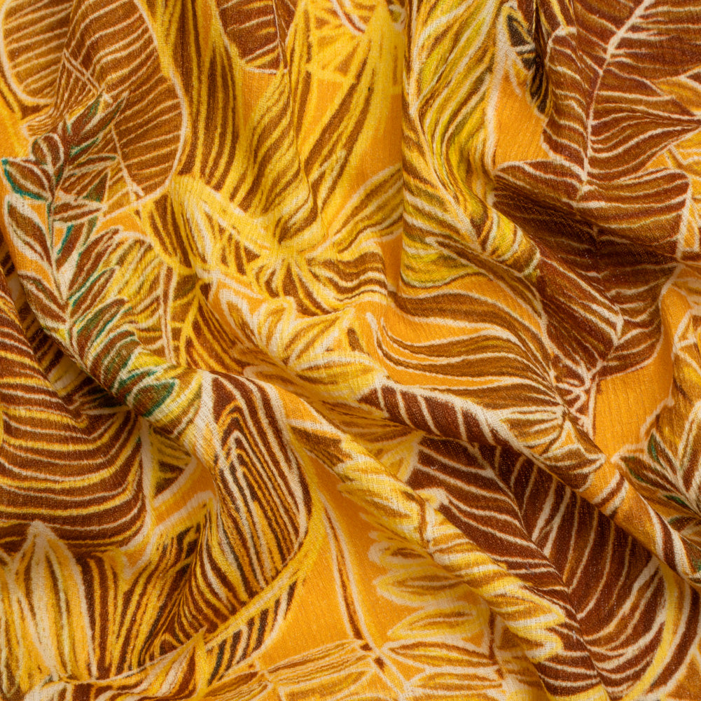 Mood Exclusive Goldenrod Tropic of Capricorn Slubbed Gauzy Cotton Woven - Joann Fabrics