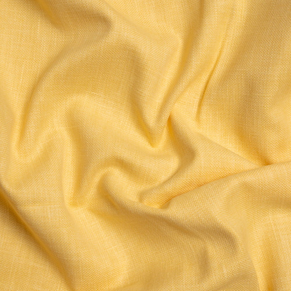 Slubbed Cotton and Polyester Woven - Sunshine - British Imported - Joann Fabrics