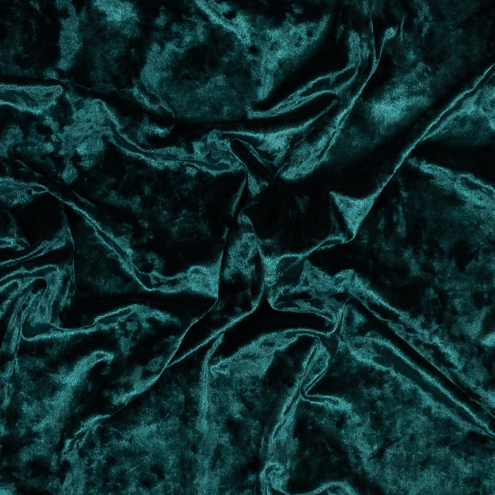 Stretch Crushed Velour - Hunter Green - Joann Fabrics