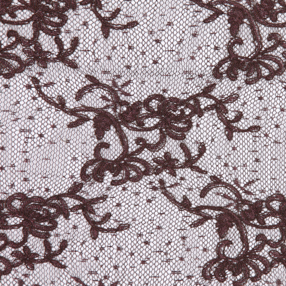 Chocolate Floral Lace - Joann Fabrics