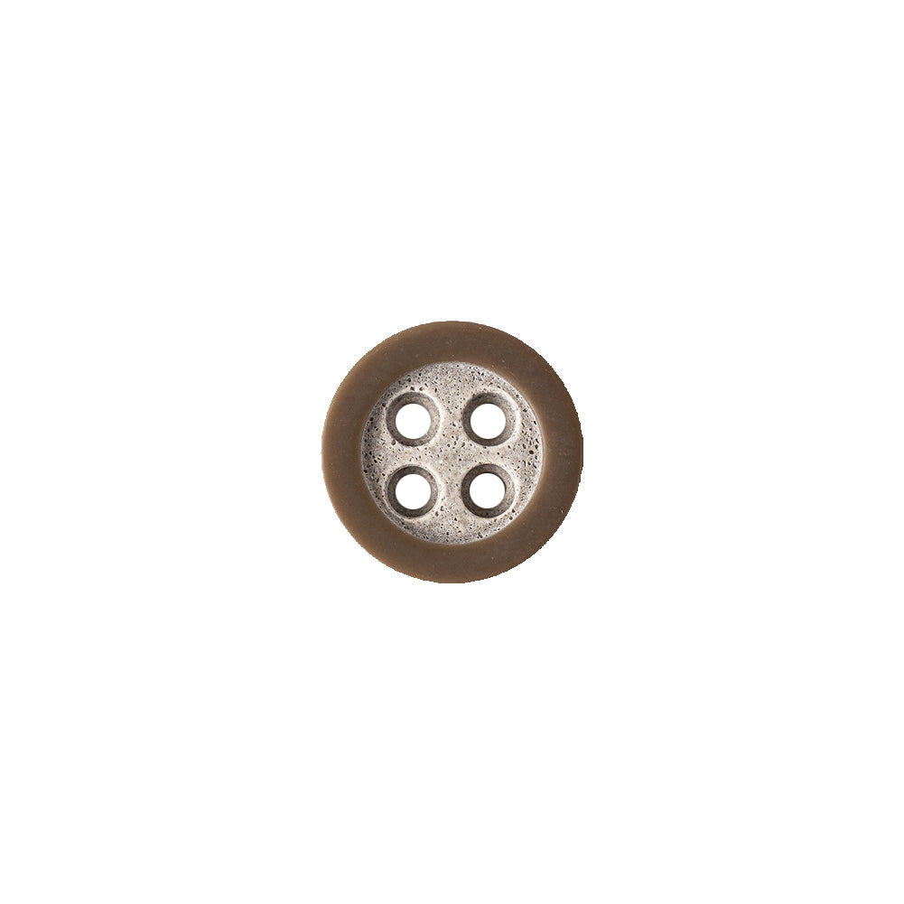 Rimmed Brown 4-Hole Button - 18L/11.5mm - Joann Fabrics