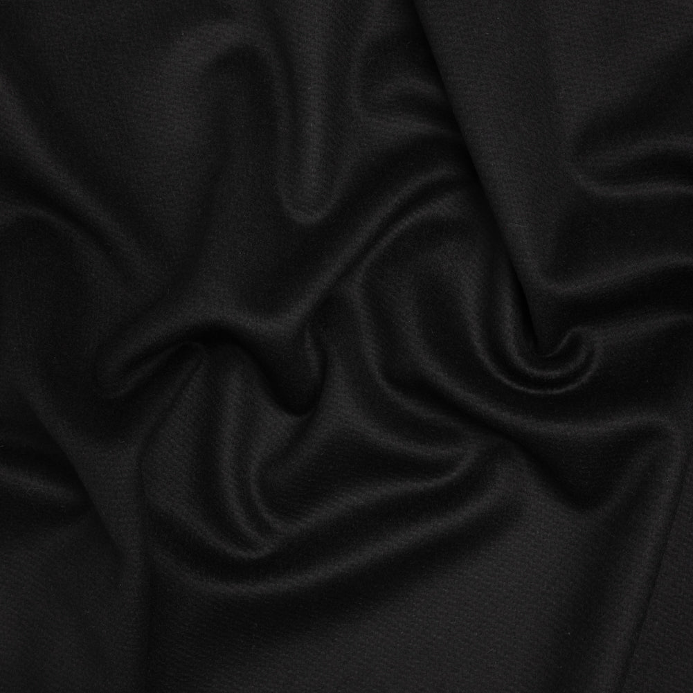 Heavy Brushed Wool Blend Twill Coating - Black - Joann Fabrics