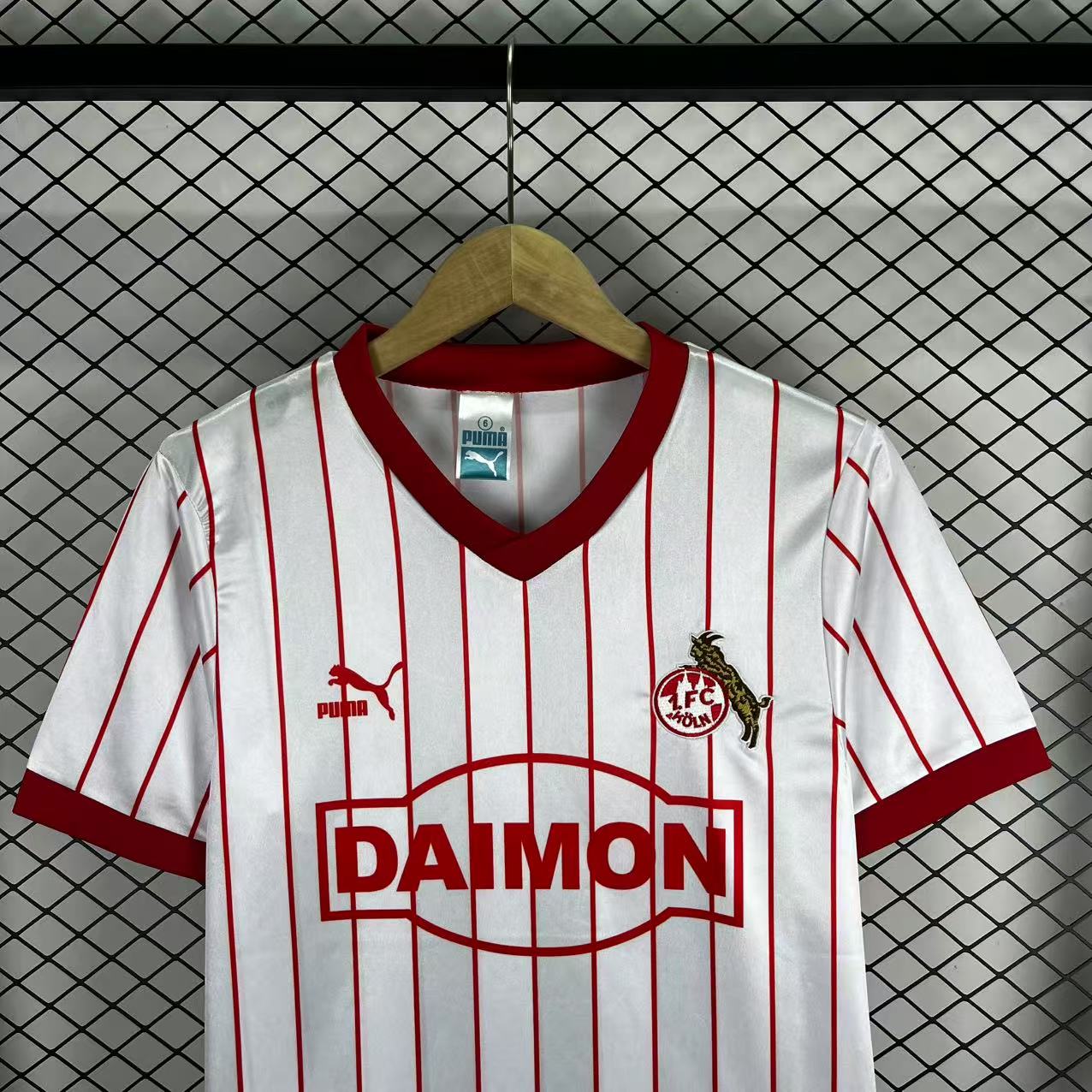 1986/1987 Retro FC Köln Home Football Jersey 1:1 Thai Quality