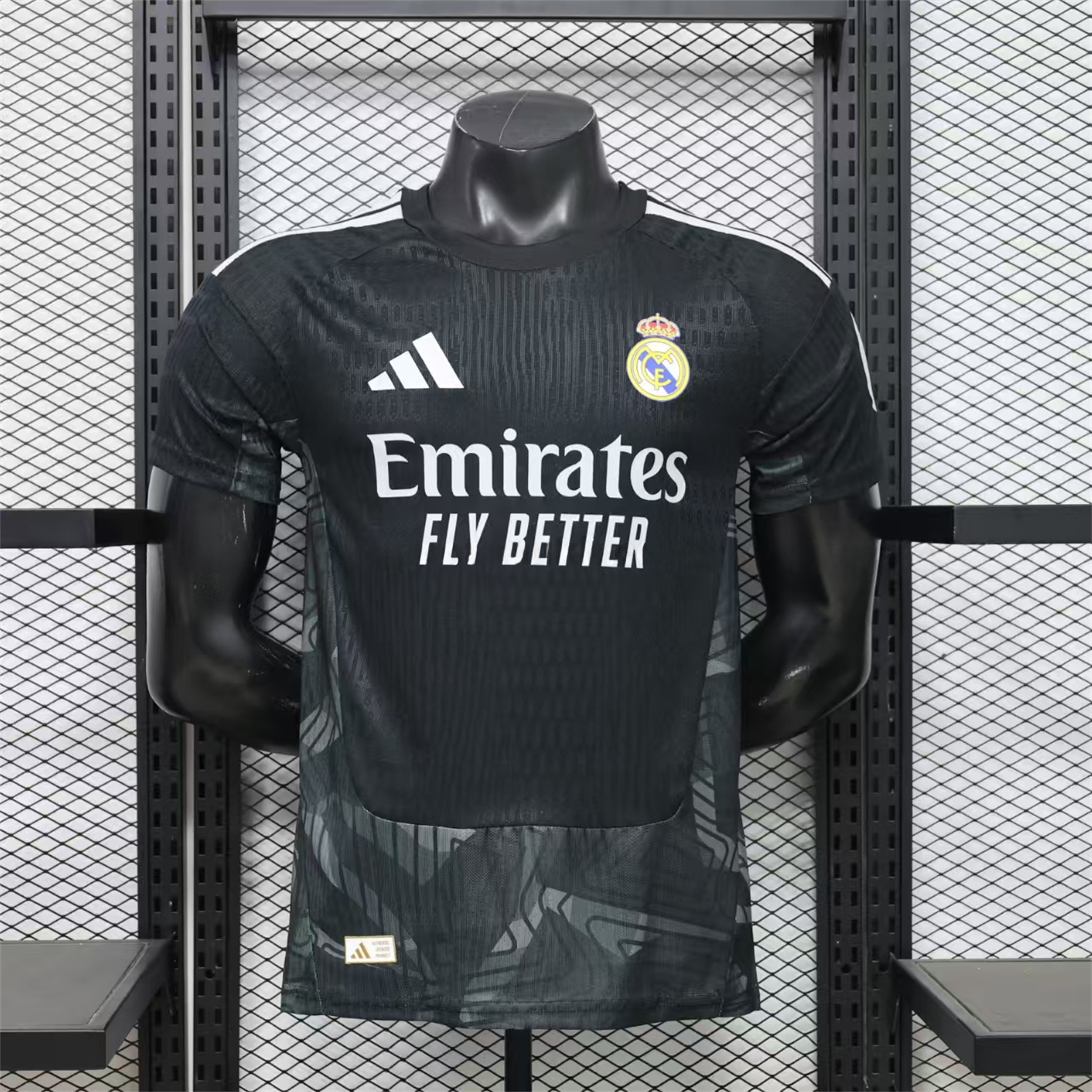 Real Madrid 26-27 Black Goalkeeper Jersey - Player Version - UnitedFutballJersey