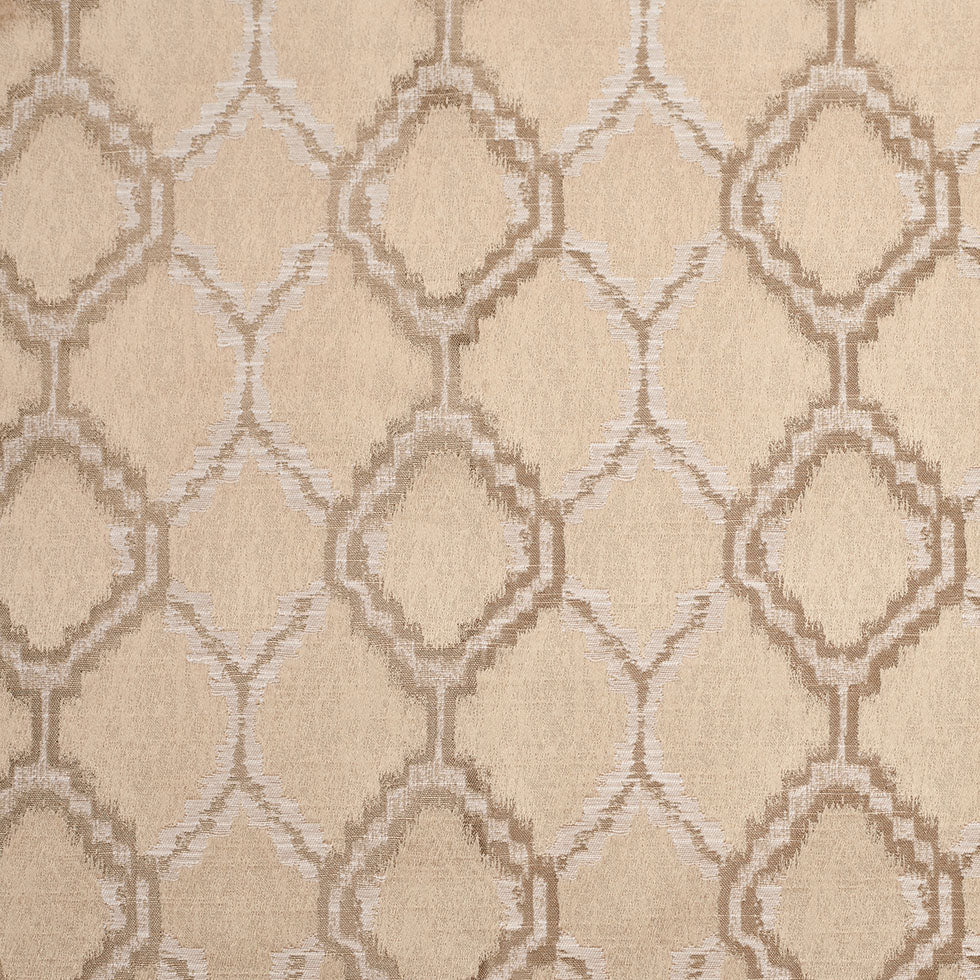 Indian Beige/Ivory Geometric Poly/Cotton Woven - Joann Fabrics