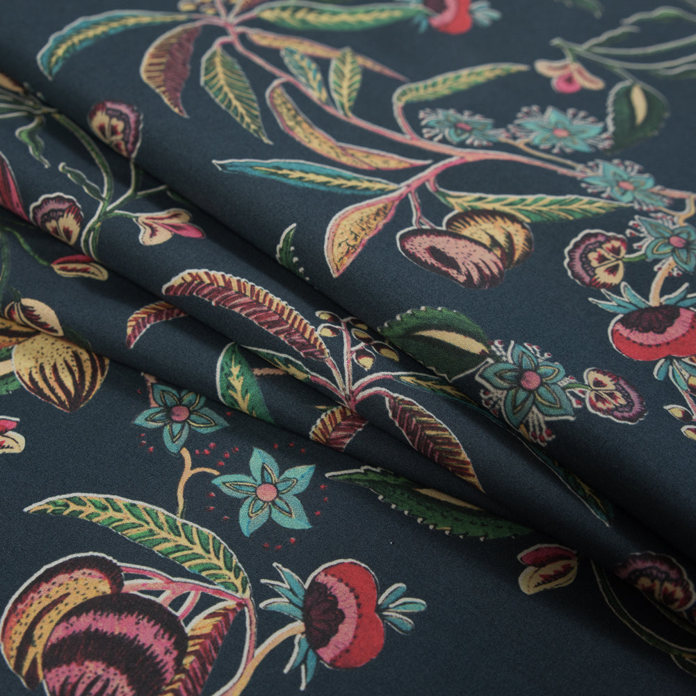 Mood Exclusive Wonka and the Chocolate Fabric Dark Gray Cotton Poplin - Joann Fabrics