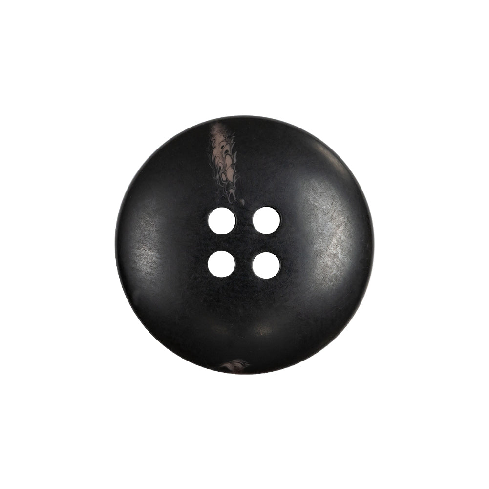 Black Brown 4-Hole Plastic Button with Subtle Marbled Stripe - 36L/23mm - Joann Fabrics