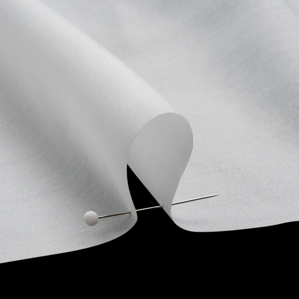 Famous Australian Designer White Shimmering Crisp Polyester Woven - Joann Fabrics