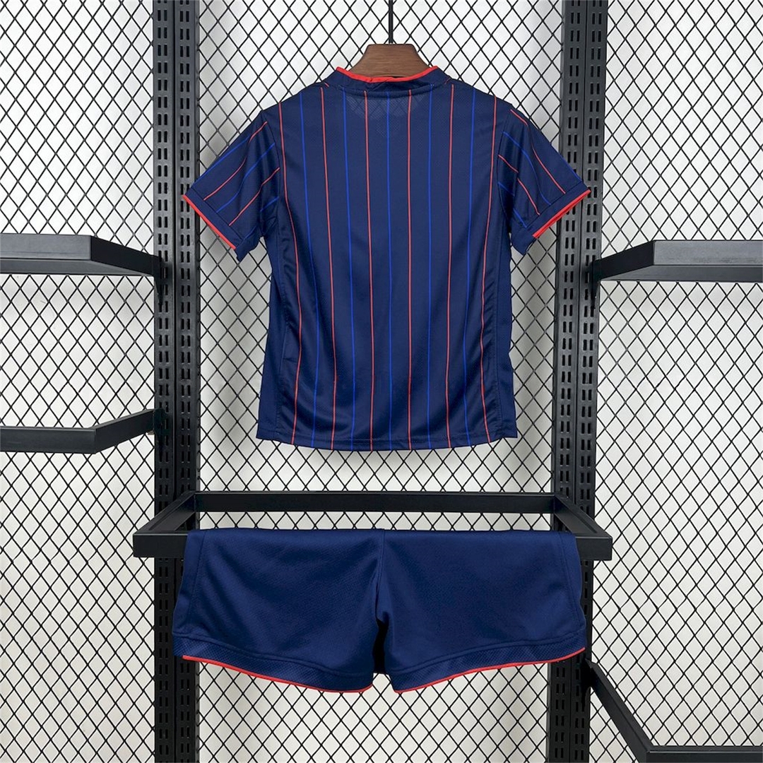 United States USA 25-26 Away Deep Blue Kids Kit - UnitedFutballJersey