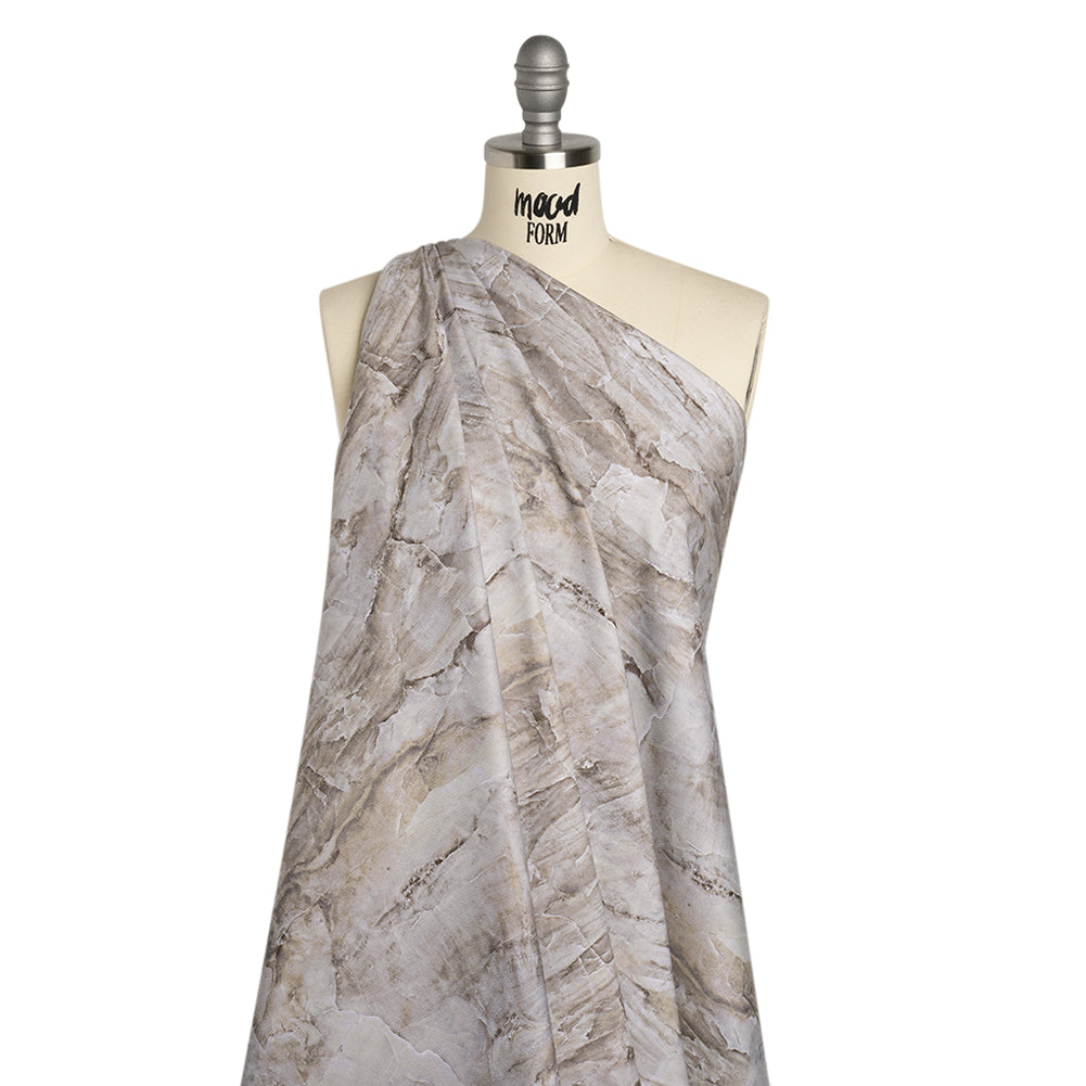 Stonehenge Wide Backing Quilting Cotton by Northcott - Brown Marble 10 Abstract Stone, 108