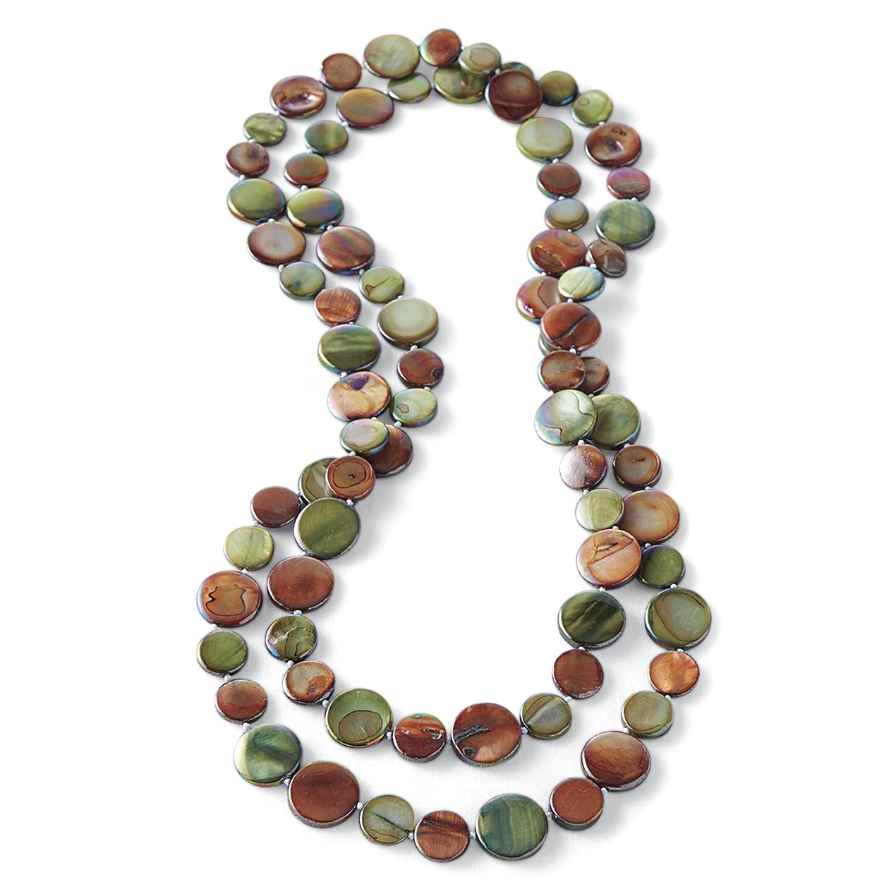 Hand-Knotted Mother-of-Pearl Necklace - Northstyle Catalog
