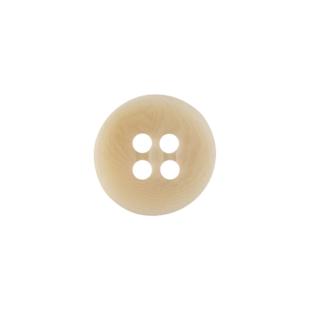 Italian Natural Smooth Top 4-Hole Button - 24L/15mm - Joann Fabrics