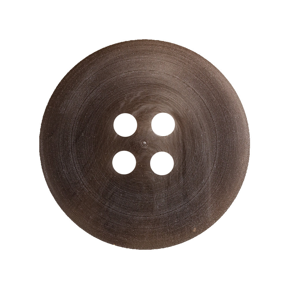 Caramel and Warm Gray Swirl 4-Hole Plastic Button with Pronounced Rim - 44L/28mm - Joann Fabrics
