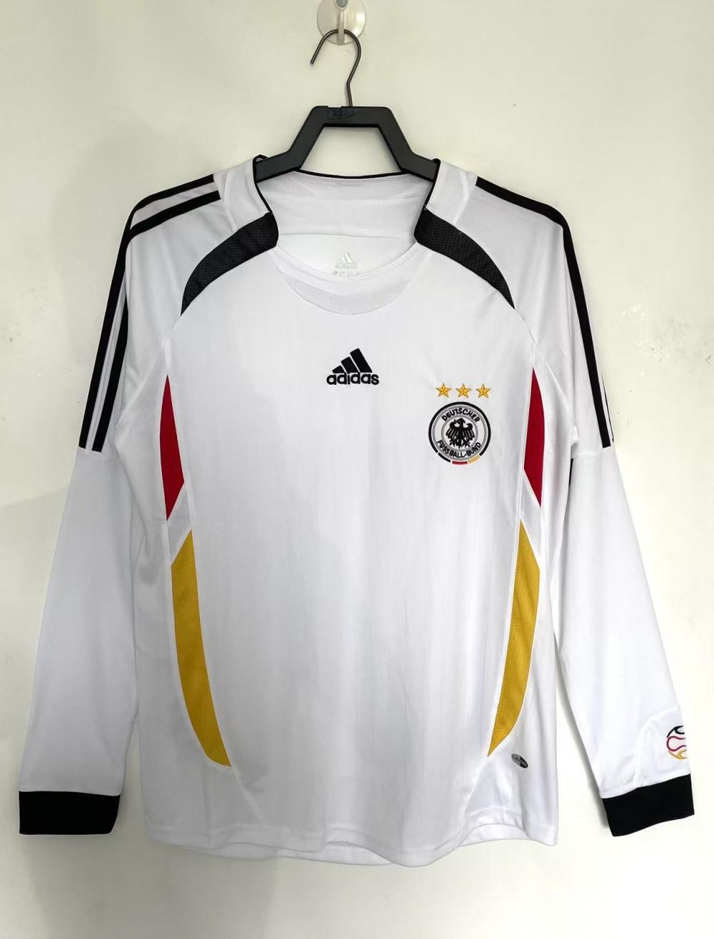 2006 Retro Long Sleeve Germany Home Soccer Jersey 1:1 Thai Quality