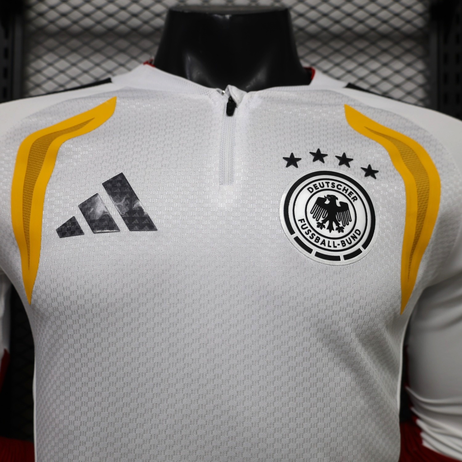 Germany 2026 White Long Sleeves Training Jersey - Player Version - UnitedFutballJersey