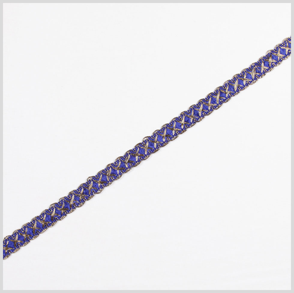 Gold/Blue Metallic Braid - Joann Fabrics
