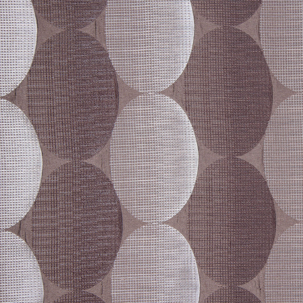 Taupe Rows of Ovals Textured Jacquard - Joann Fabrics